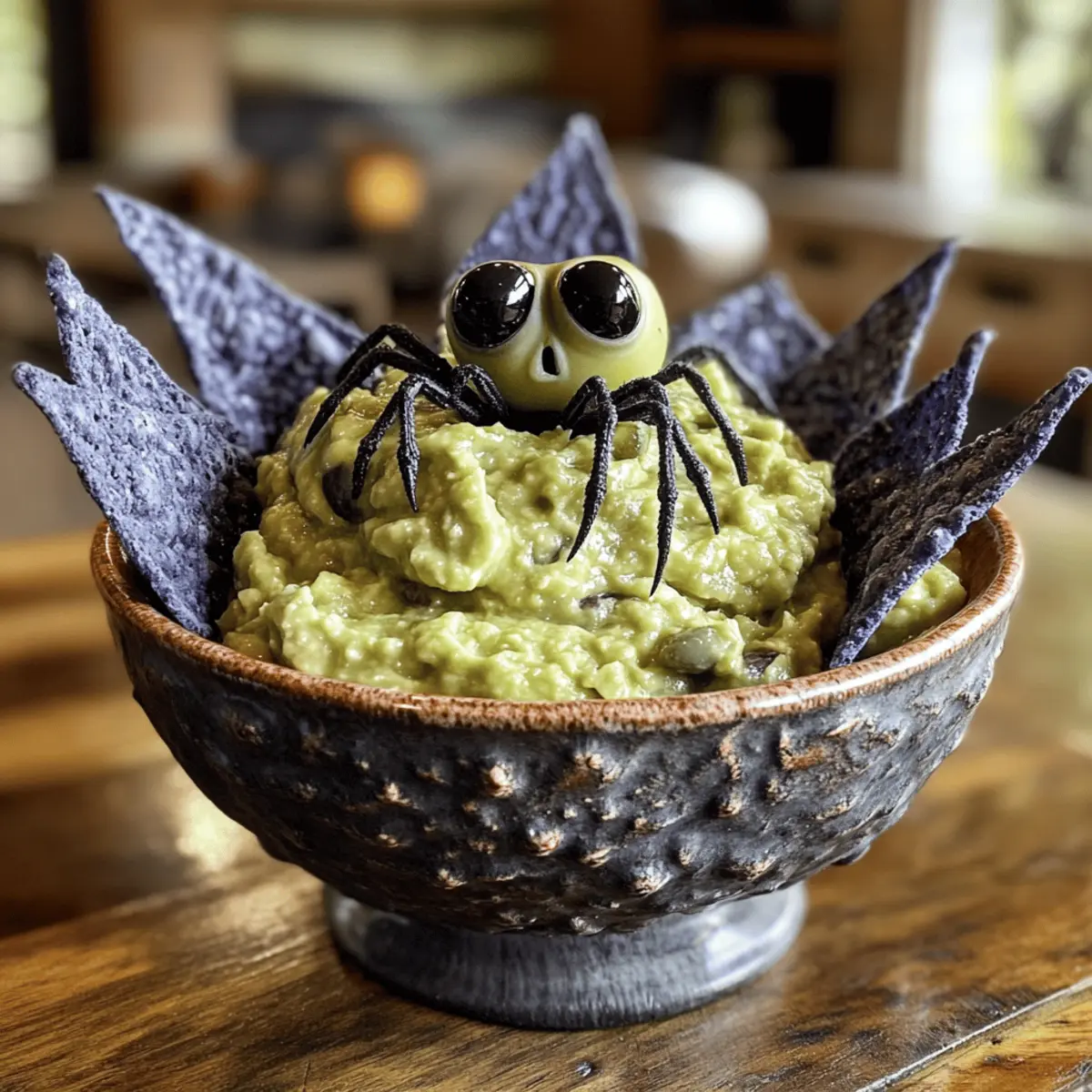 Swamp Guac with Creepy Crawler Chips