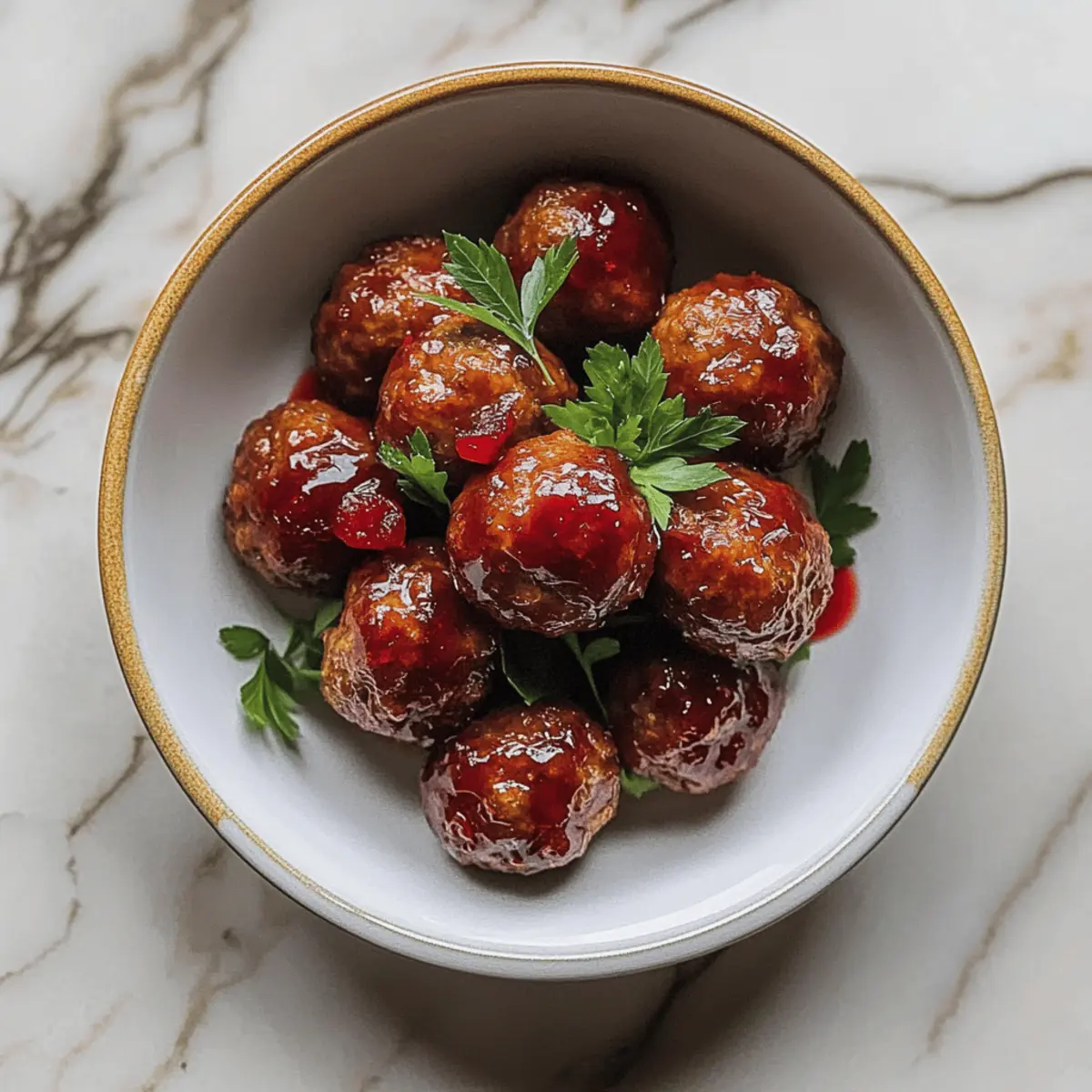 Vegan Meatballs with Cranberry Glaze for Festive Feasting