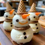 Christmas Ice Cream Snowmen