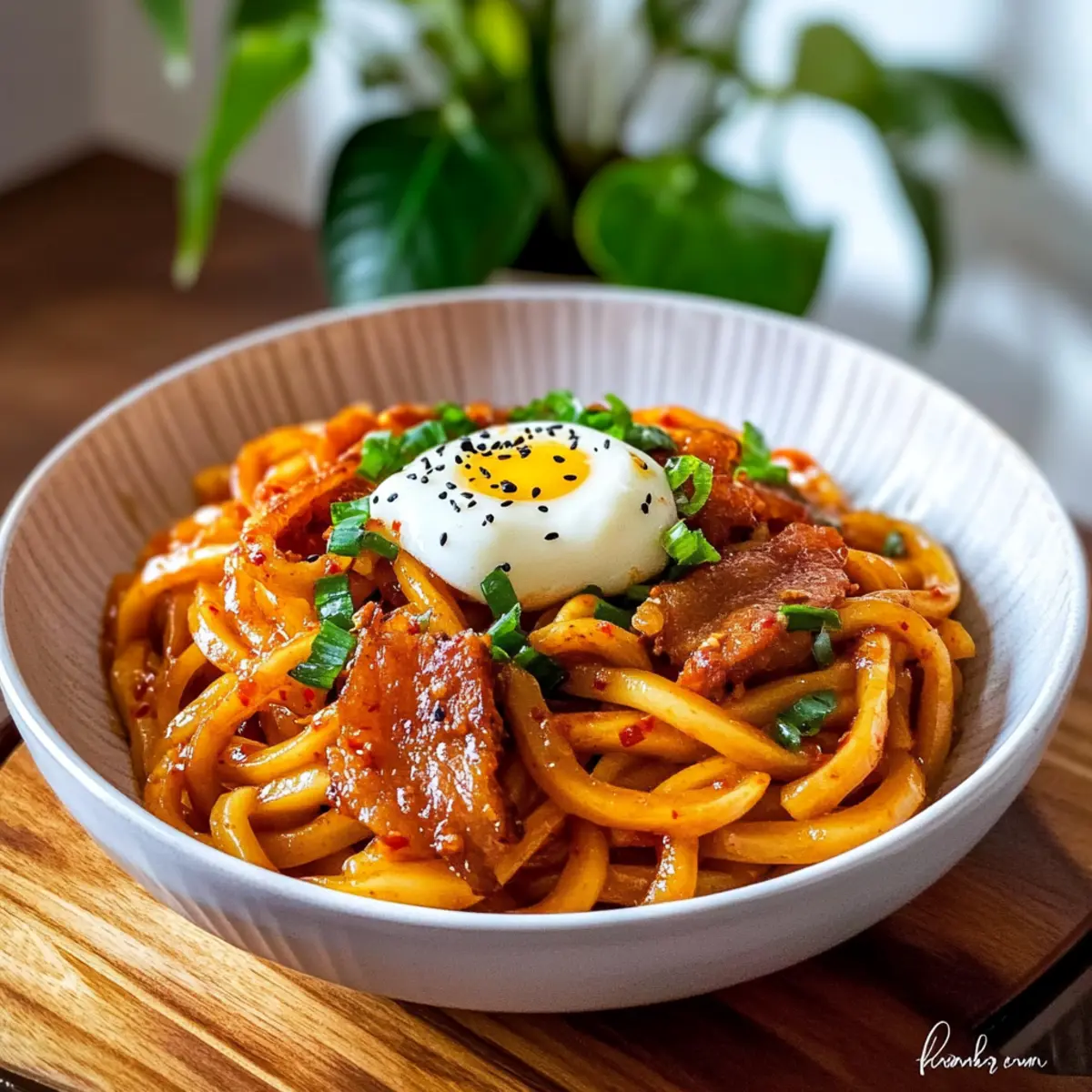 15-Minute Kimchi Udon Stir Fry