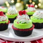 Grinch Mini Cheesecakes