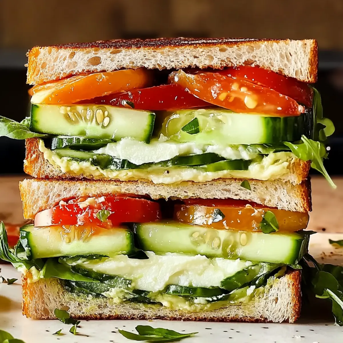 Loaded Cucumber & Avocado Sandwich: Quick & Healthy Bliss