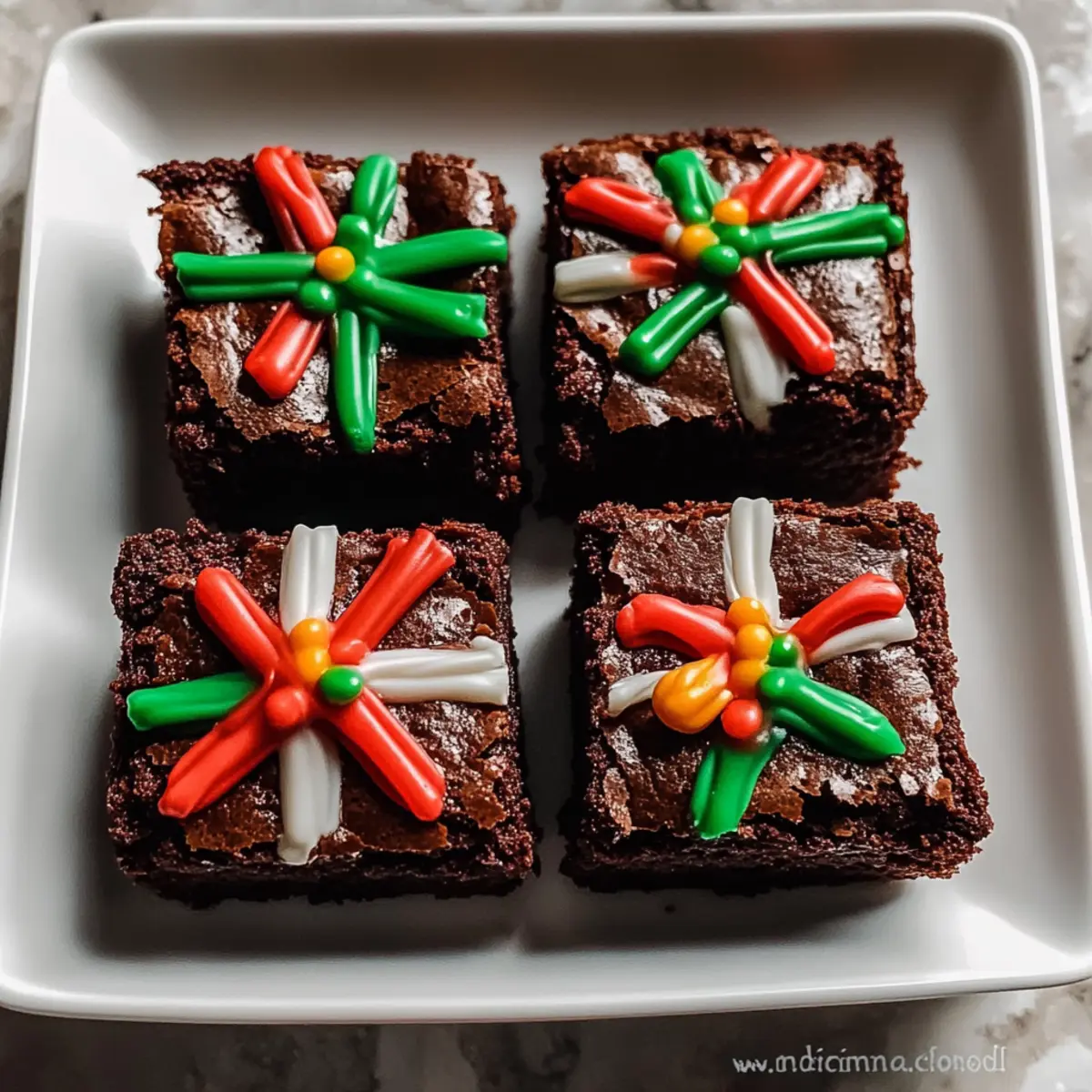 Christmas Present Brownies Gift Recipe That Dazzles All