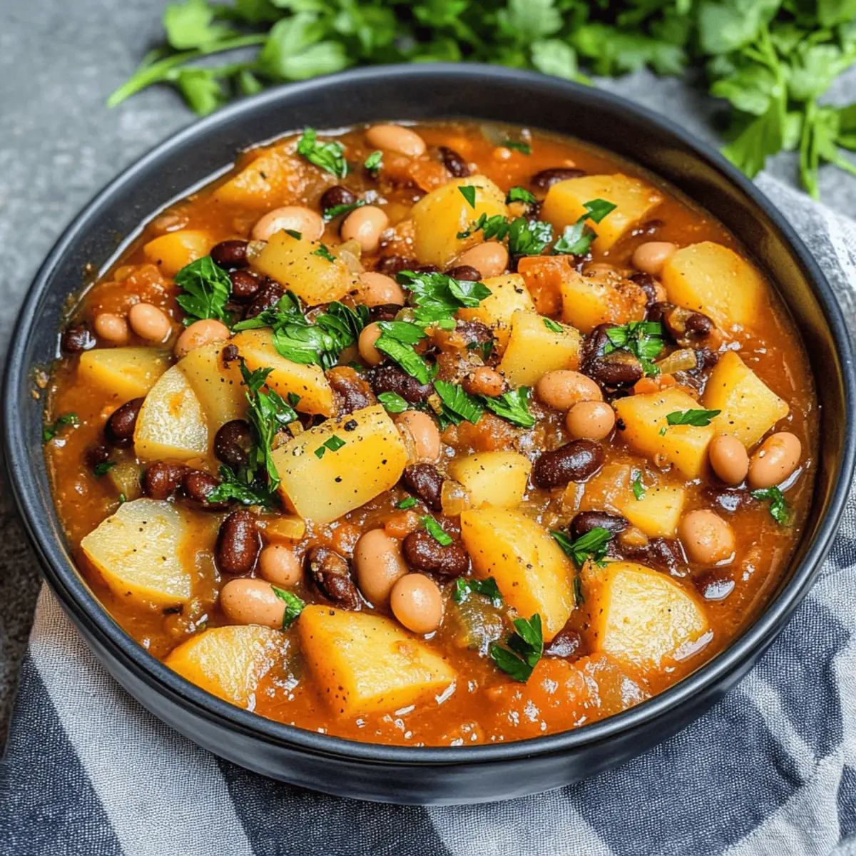 Cajun Bean and Potato Stew