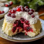 Christmas Cranberry Poke Cake