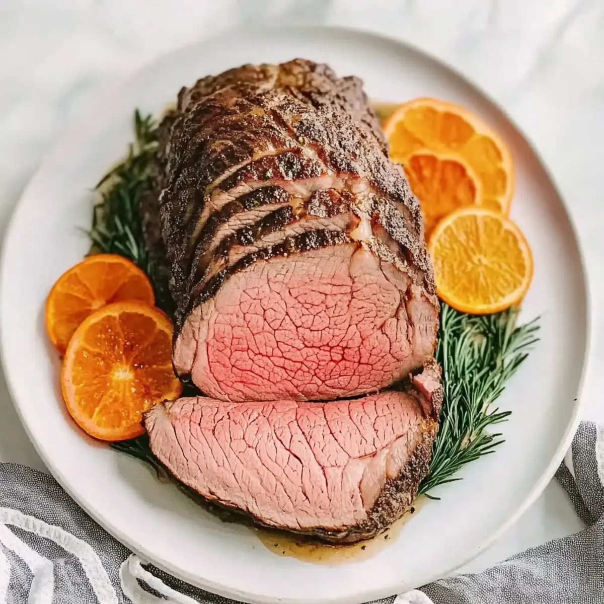 Christmas Dinner Roast Beef
