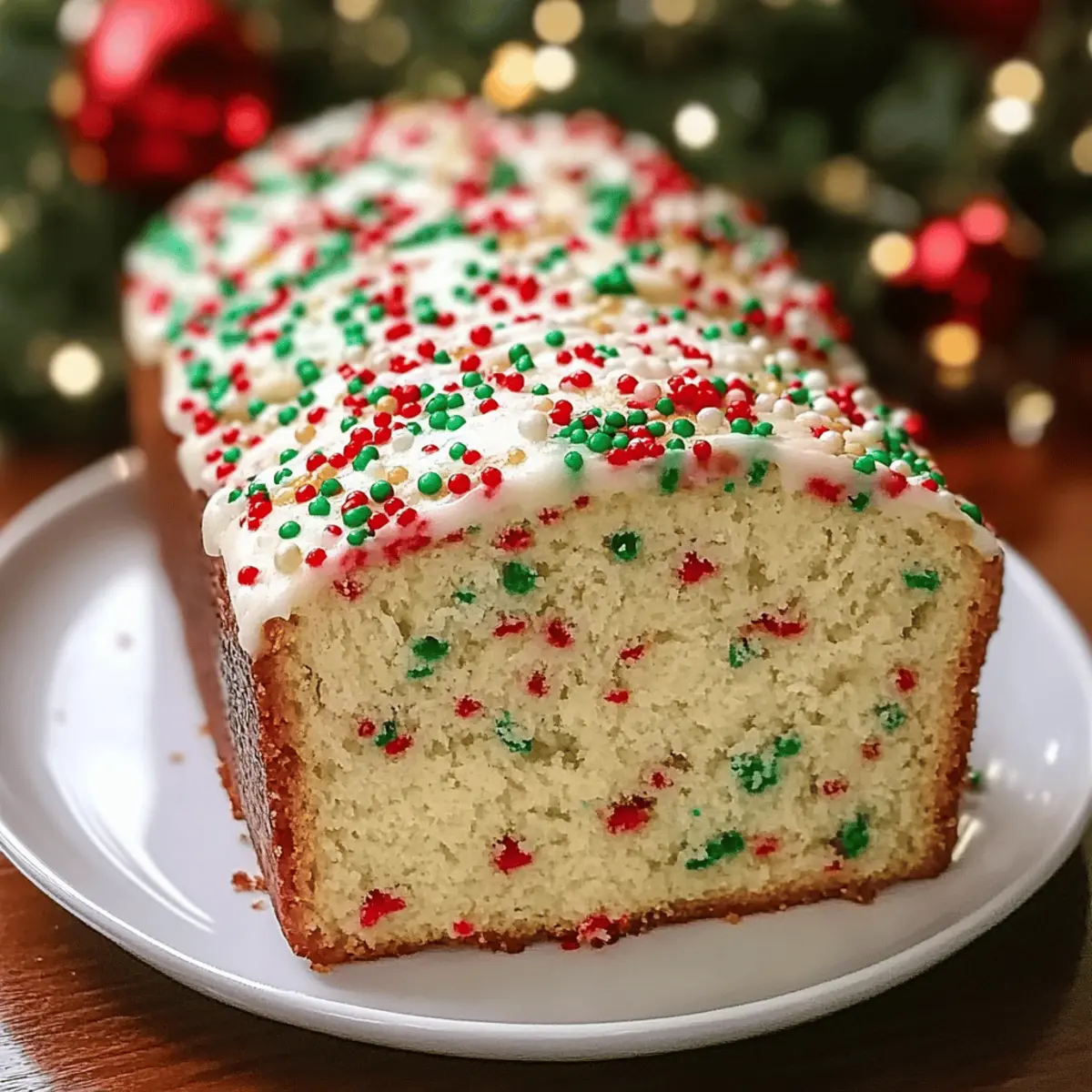 Festive Christmas Sprinkle Buttermilk Bread for Holiday Cheer