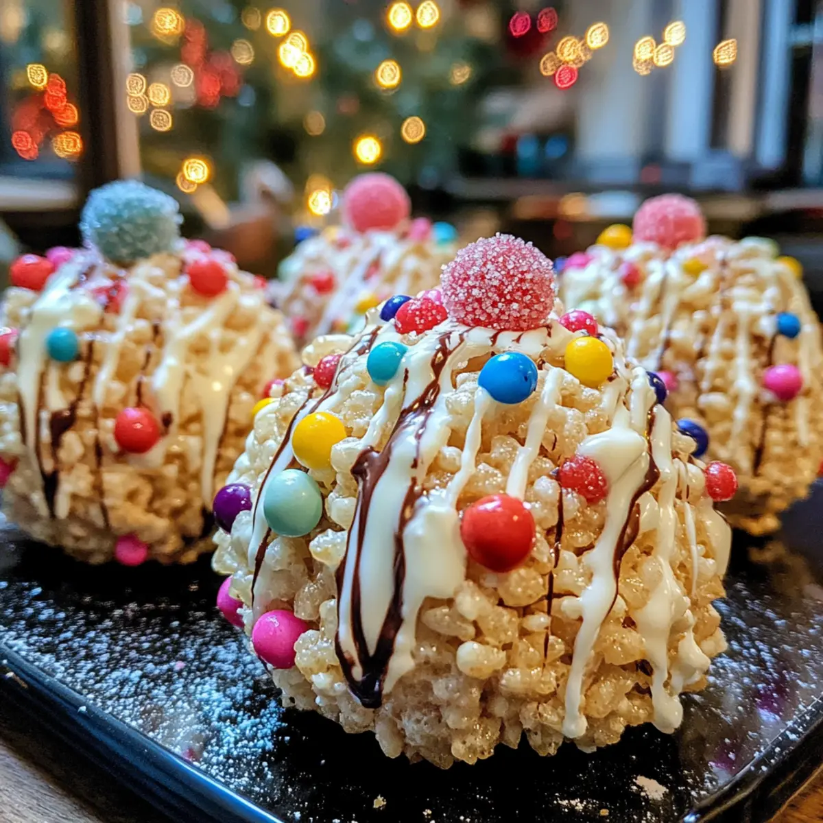 Delicious Rice Krispie Christmas Puds for Guilt-Free Joy