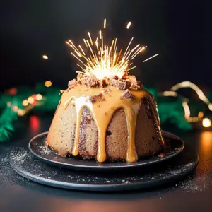 Vegan Sticky Toffee Biscoff Pudding