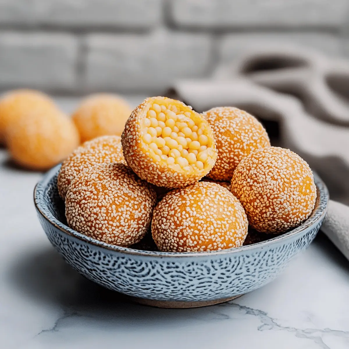 Crispy Vietnamese Sesame Balls to Satisfy Your Sweet Tooth