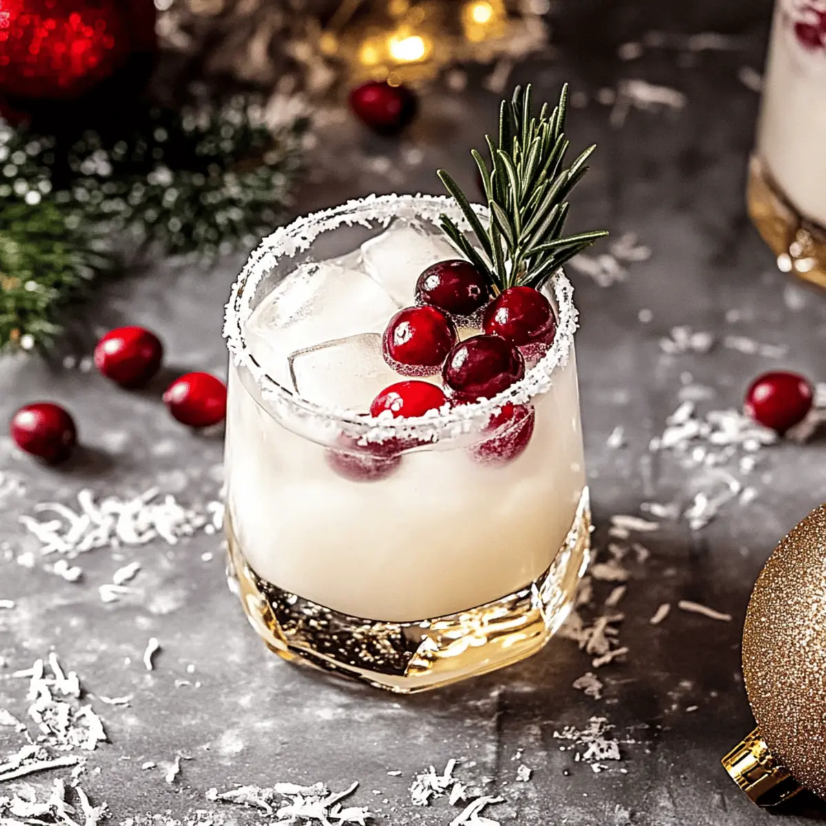 White Christmas Margarita