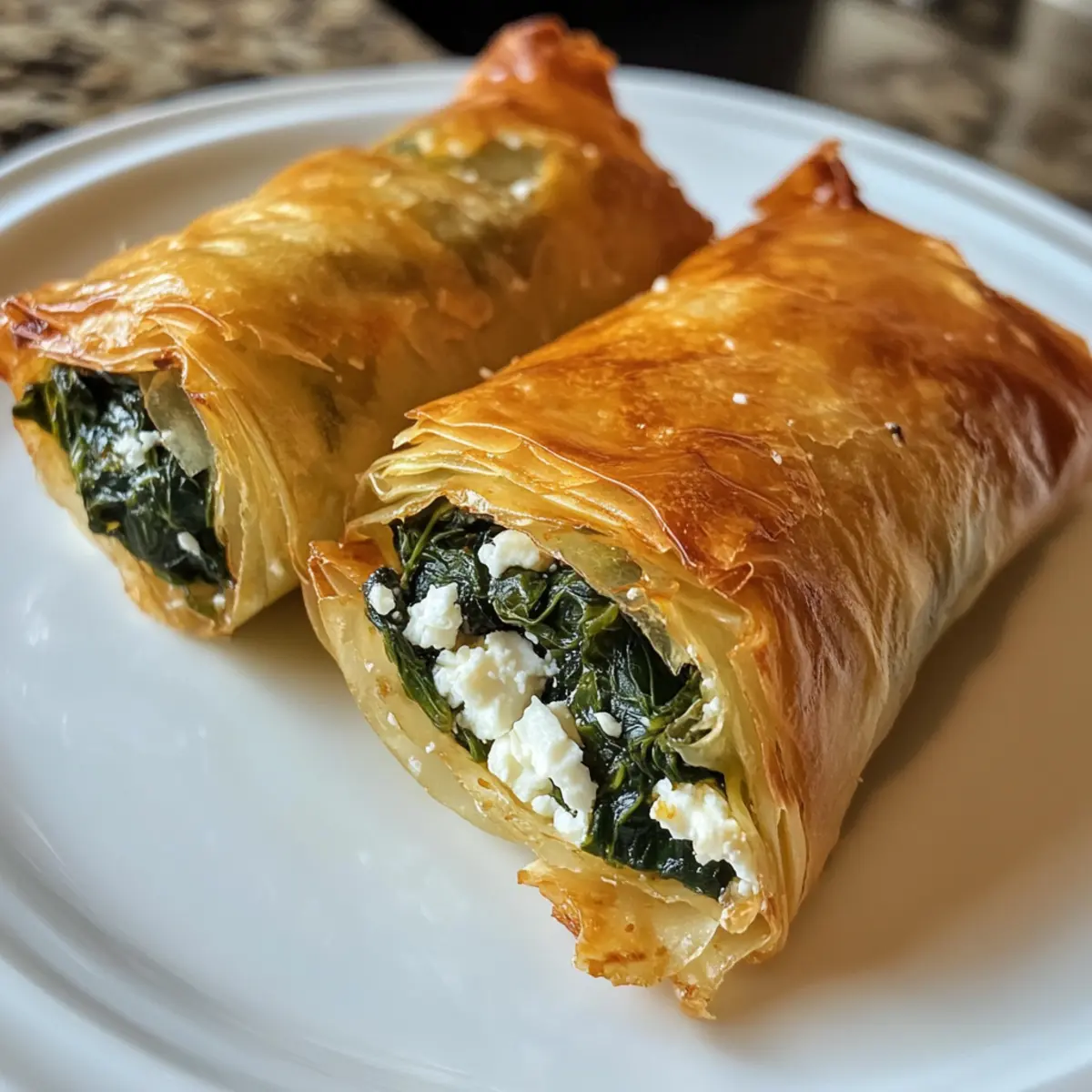 Savory Rice Paper Spanakopita That Crunches with Every Bite