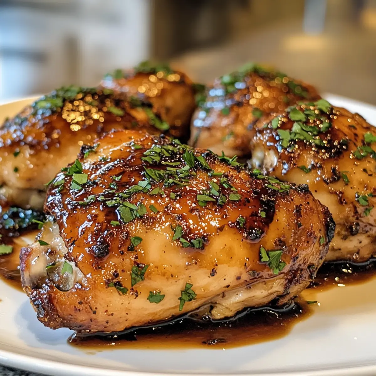 Balsamic Herb Baked Chicken Thighs for Juicy Flavor Bliss