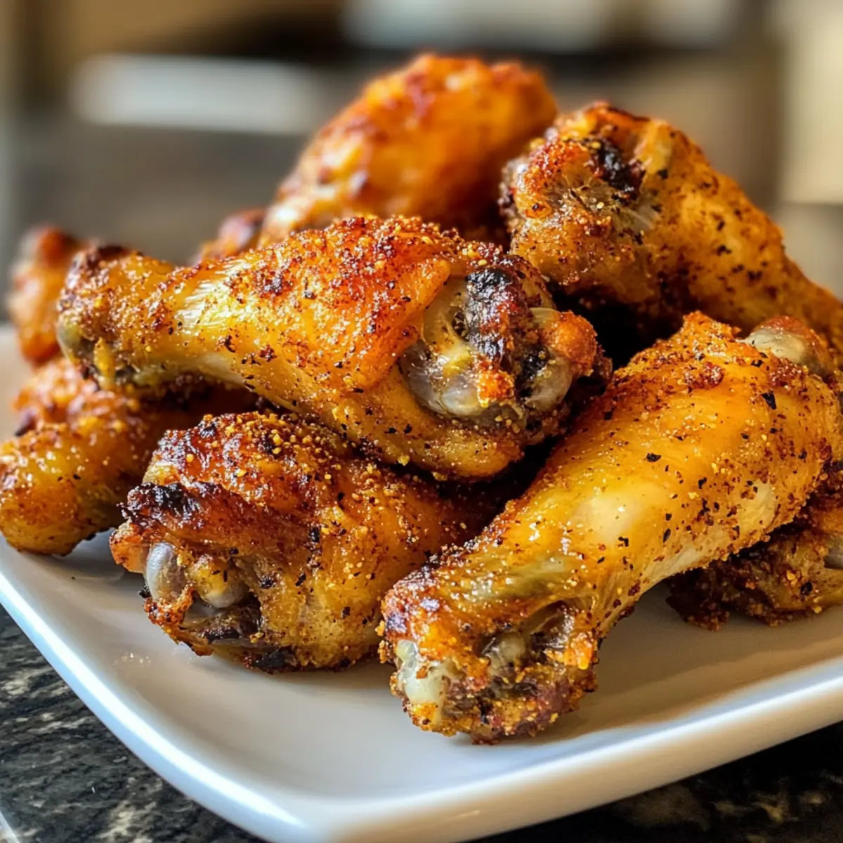 Crispy Baked Ranch Chicken Wings