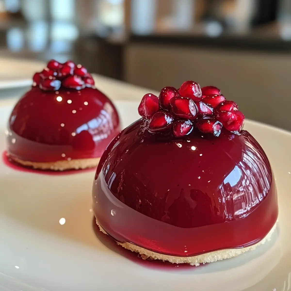 Irresistible Glossy Pomegranate Mousse for Every Celebration