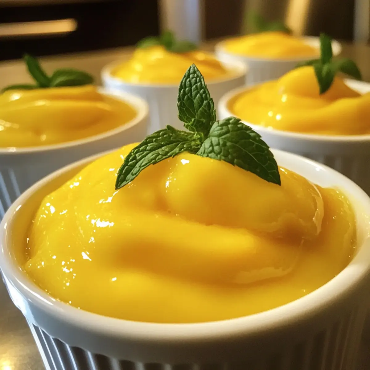 Delightful Mango Pudding: No-Bake and Oh-So Creamy!