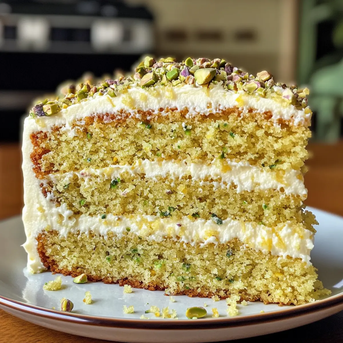 Lemon Pistachio Cake: A Moist Twist on Classic Delight
