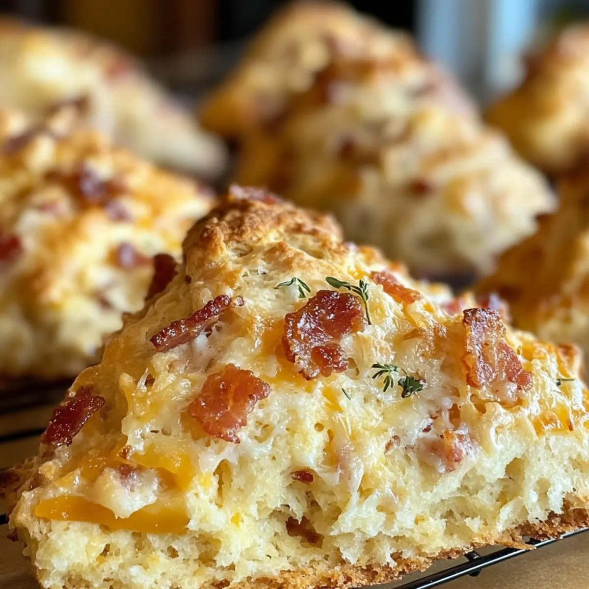 Cheddar Bacon Scones