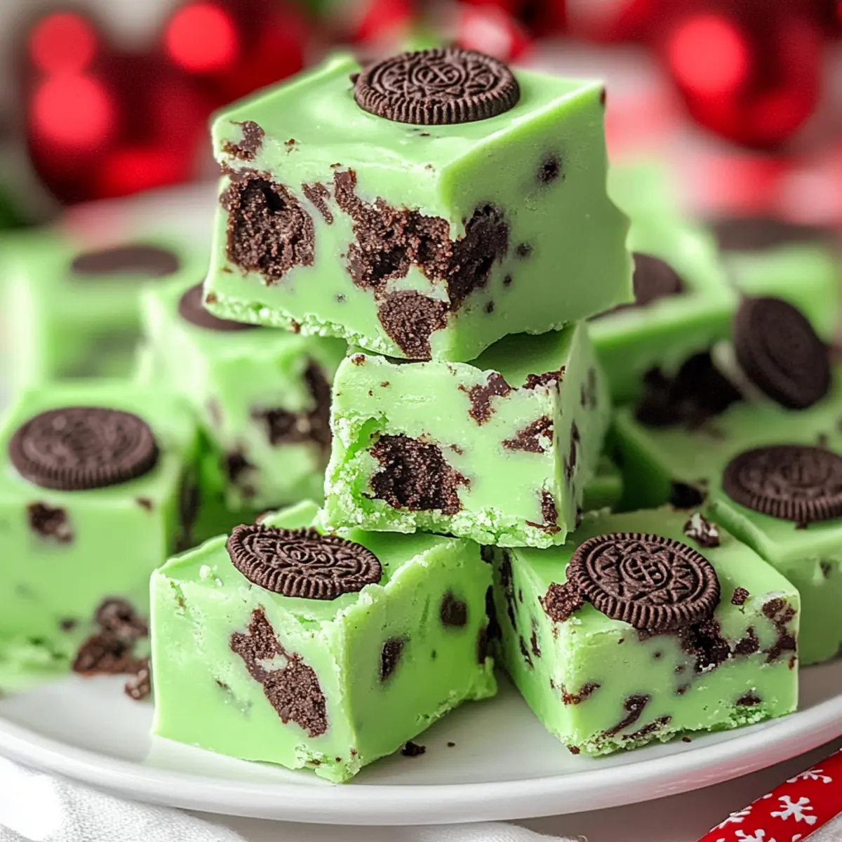 Creamy Christmas Mint Oreo Fudge That Will Steal the Show