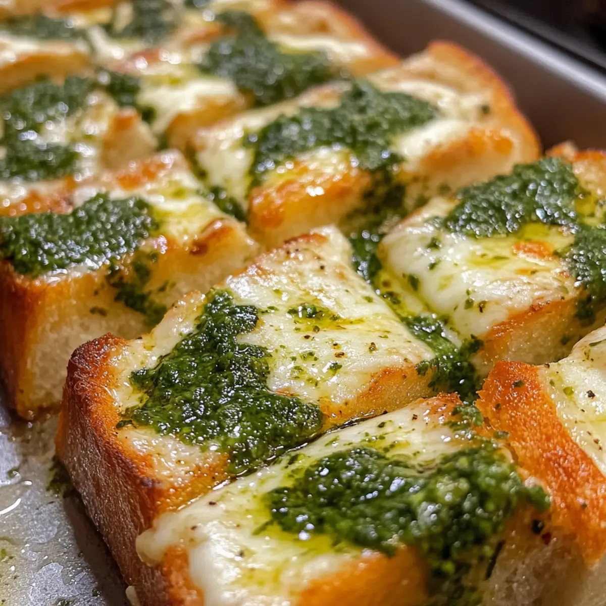 Savory Chimichurri Garlic Bread That’s Irresistibly Cheesy