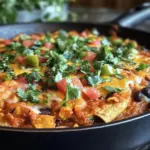 Butternut Squash and Black Bean Enchilada Skillet