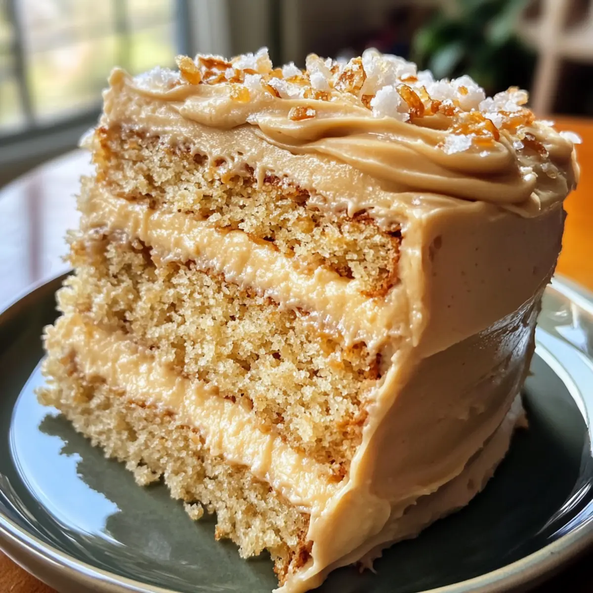 Irresistible Gluten Free Banana Cake with Salted Caramel Bliss