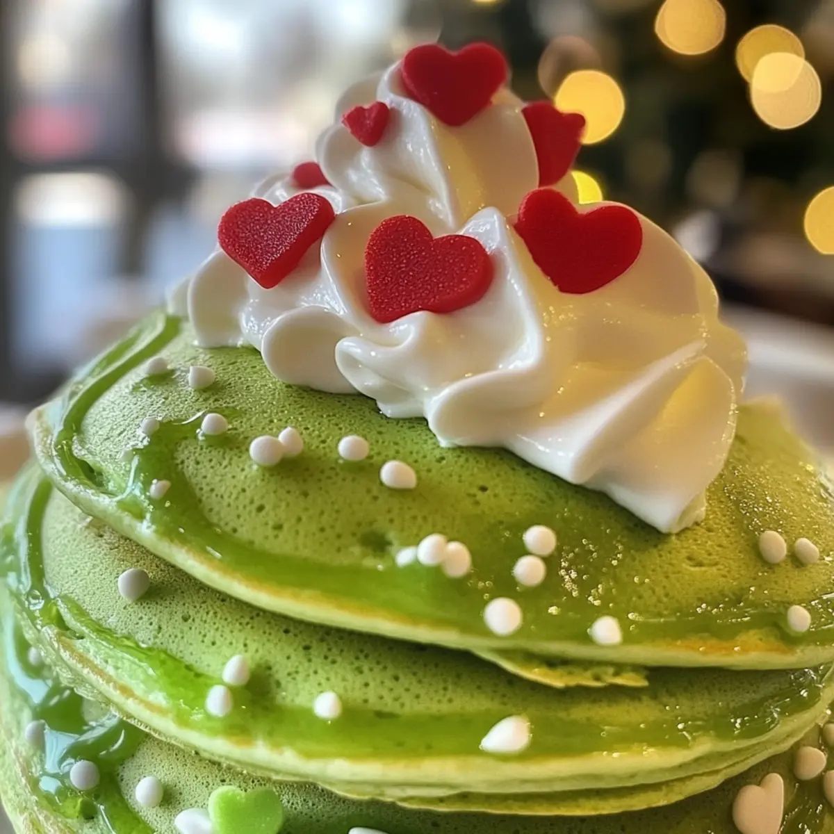 Grinch Pancakes