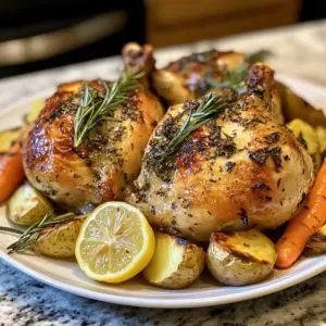 Truffle Herb Butter Cornish Hens