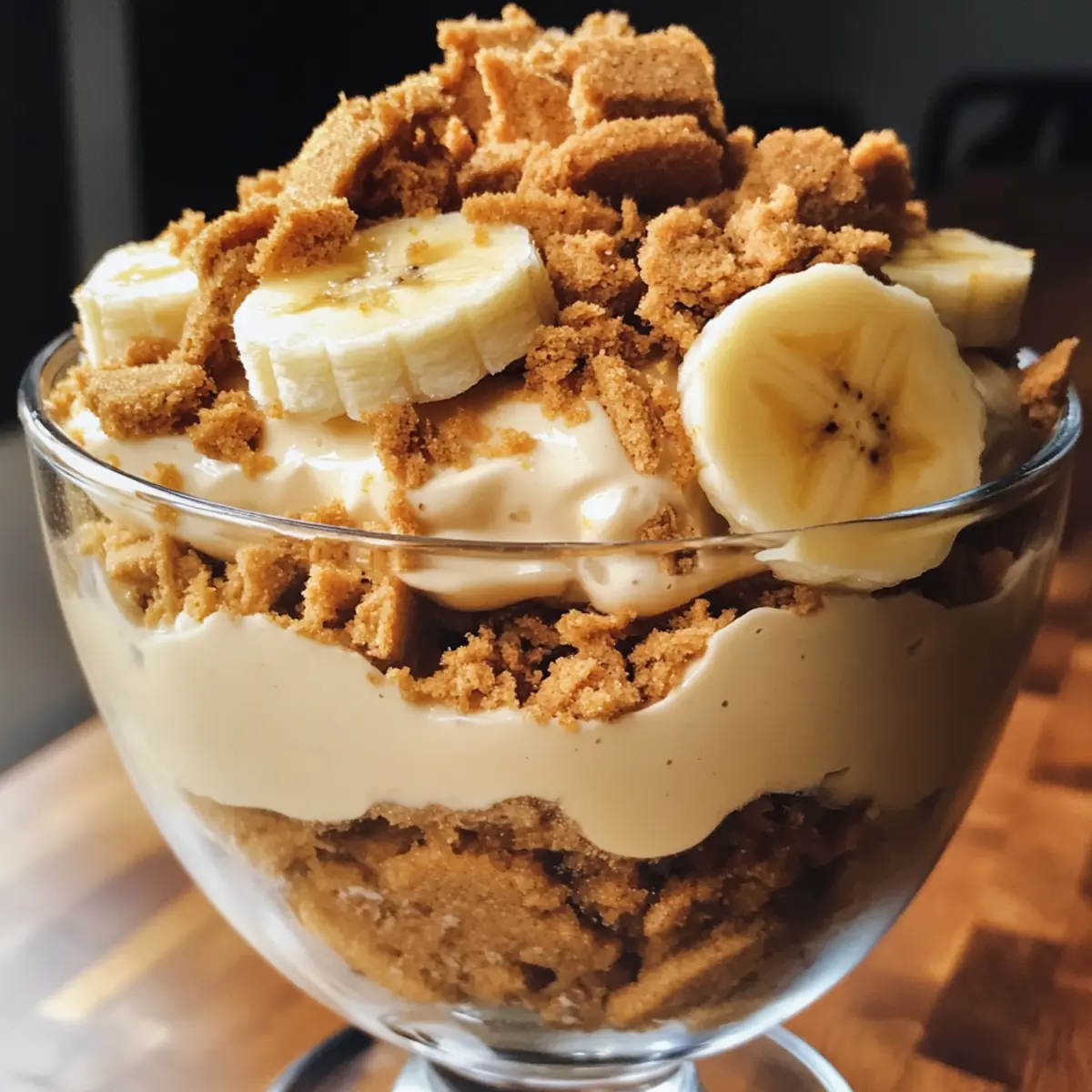 Creamy Biscoff Banana Pudding with a Spiced Twist