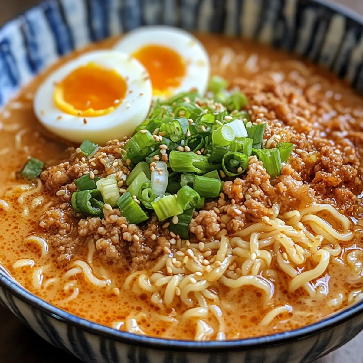 Spicy Tan Tan Ramen: A Cozy Bowl of Comfort and Flavor