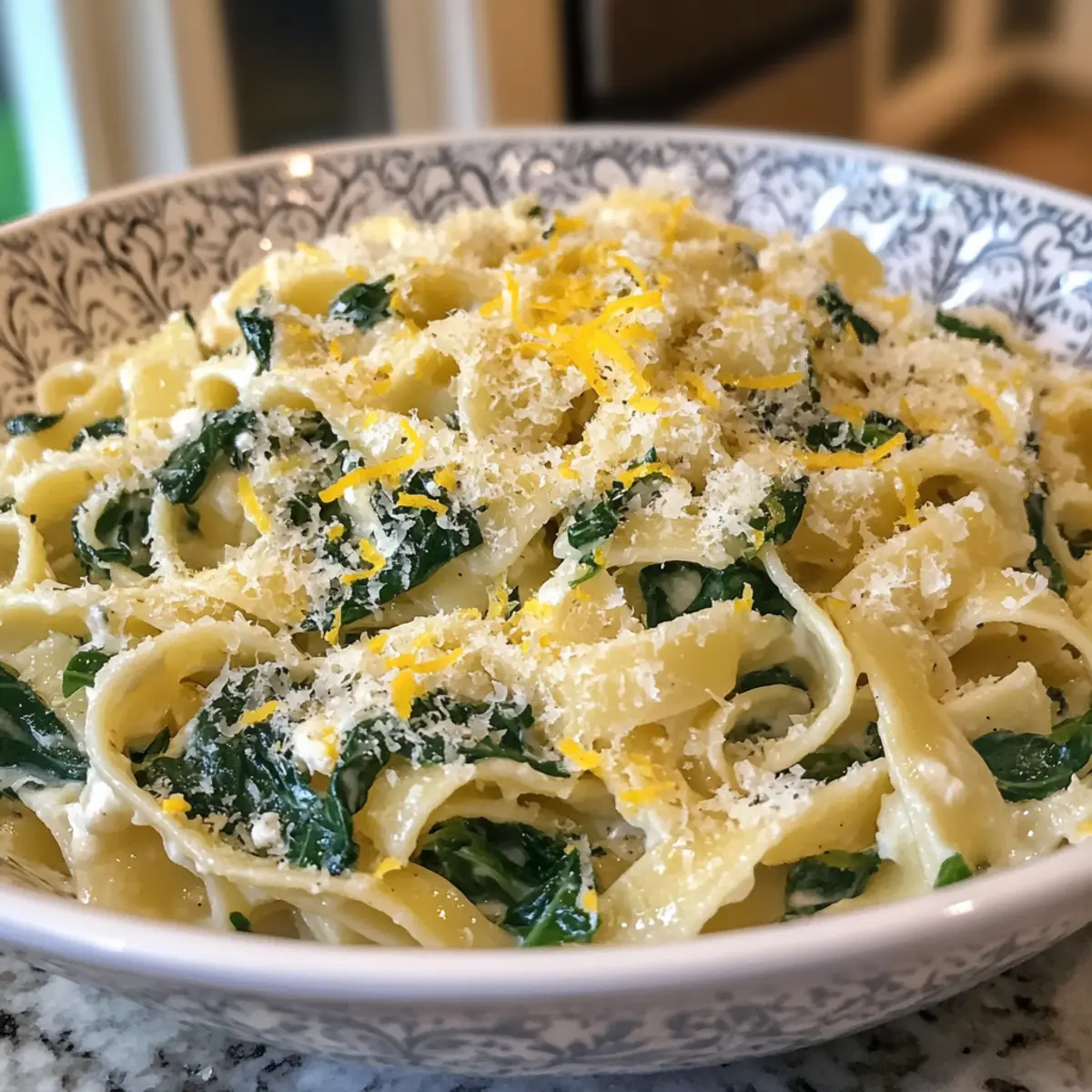 Lemon Ricotta Pasta & Spinach: 15-Minute Flavor Bliss
