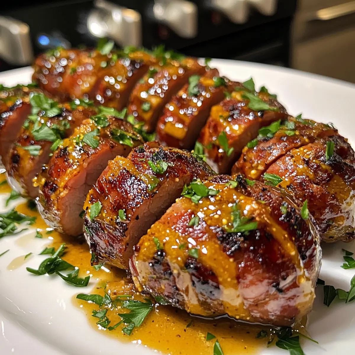 Delicious Mustard Hasselback Kielbasa Bites for Any Occasion