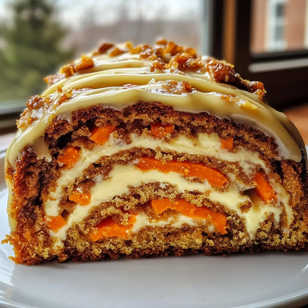 Irresistible Carrot Cake Babka with Cardamom Cream Cheese Drizzle