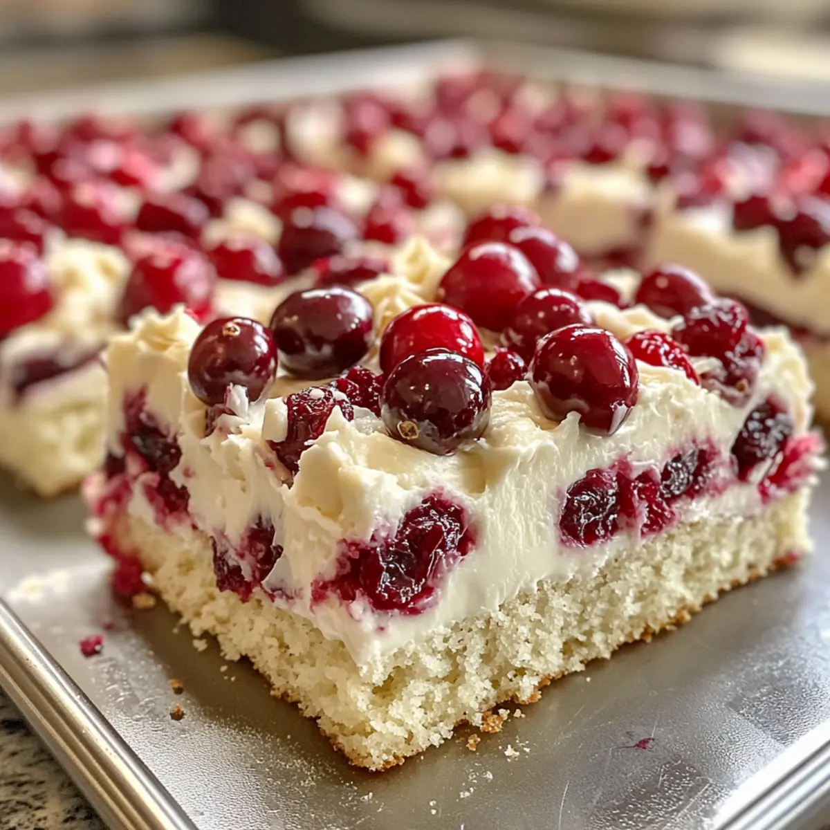 Tasty Starbucks Copycat Cranberry Bliss Bars for Holiday Cheer