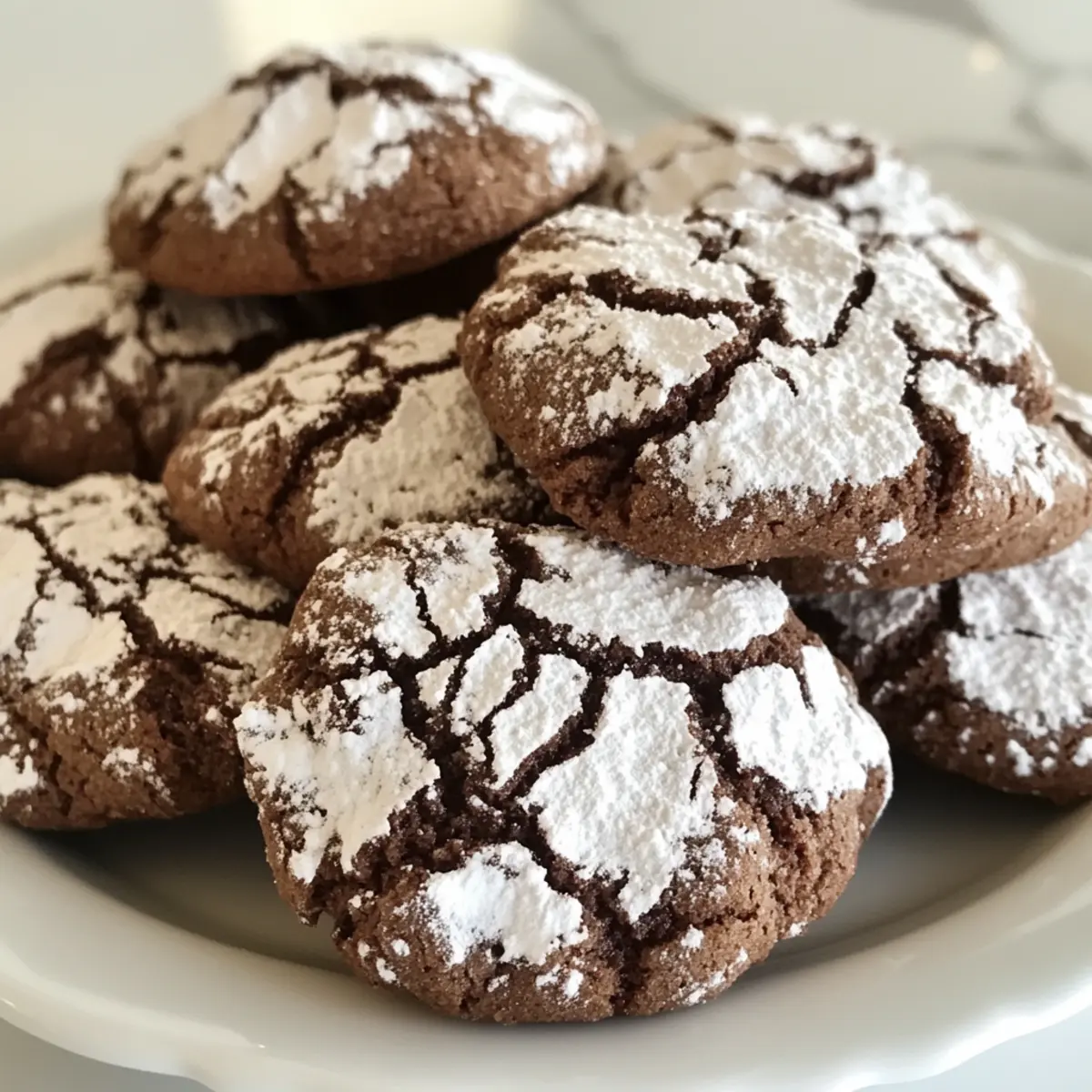 Flourless Chocolate Crinkle Cookies: Guilt-Free Indulgence