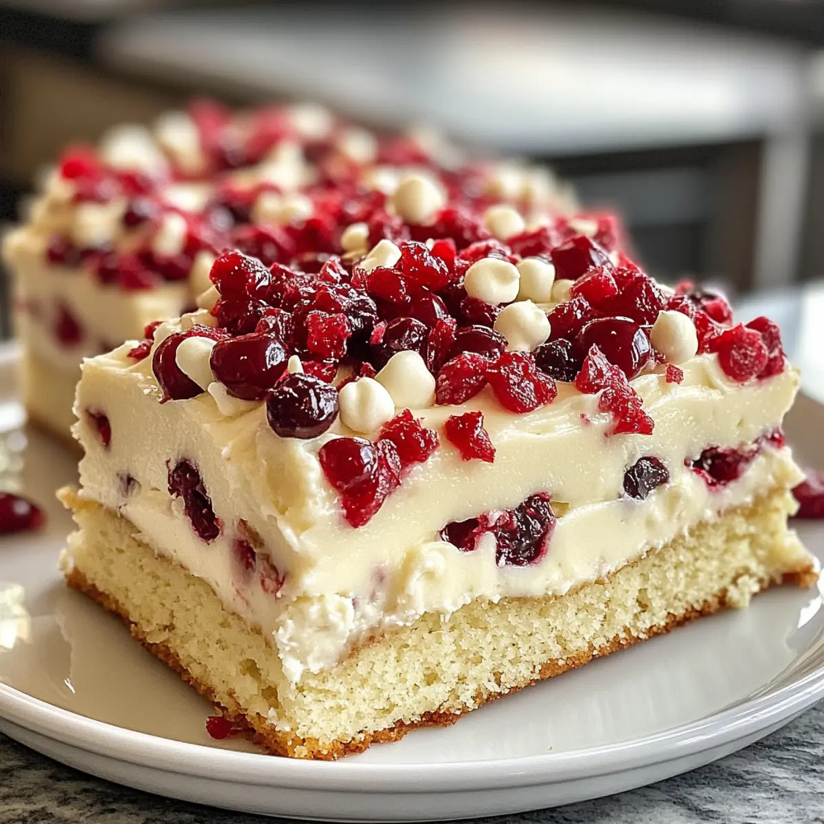 Tasty Starbucks Copycat Cranberry Bliss Bars