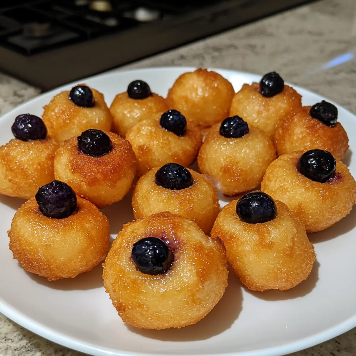 Air Fryer Blueberry Cottage Cheese Donut Holes for Guilt-Free Joy