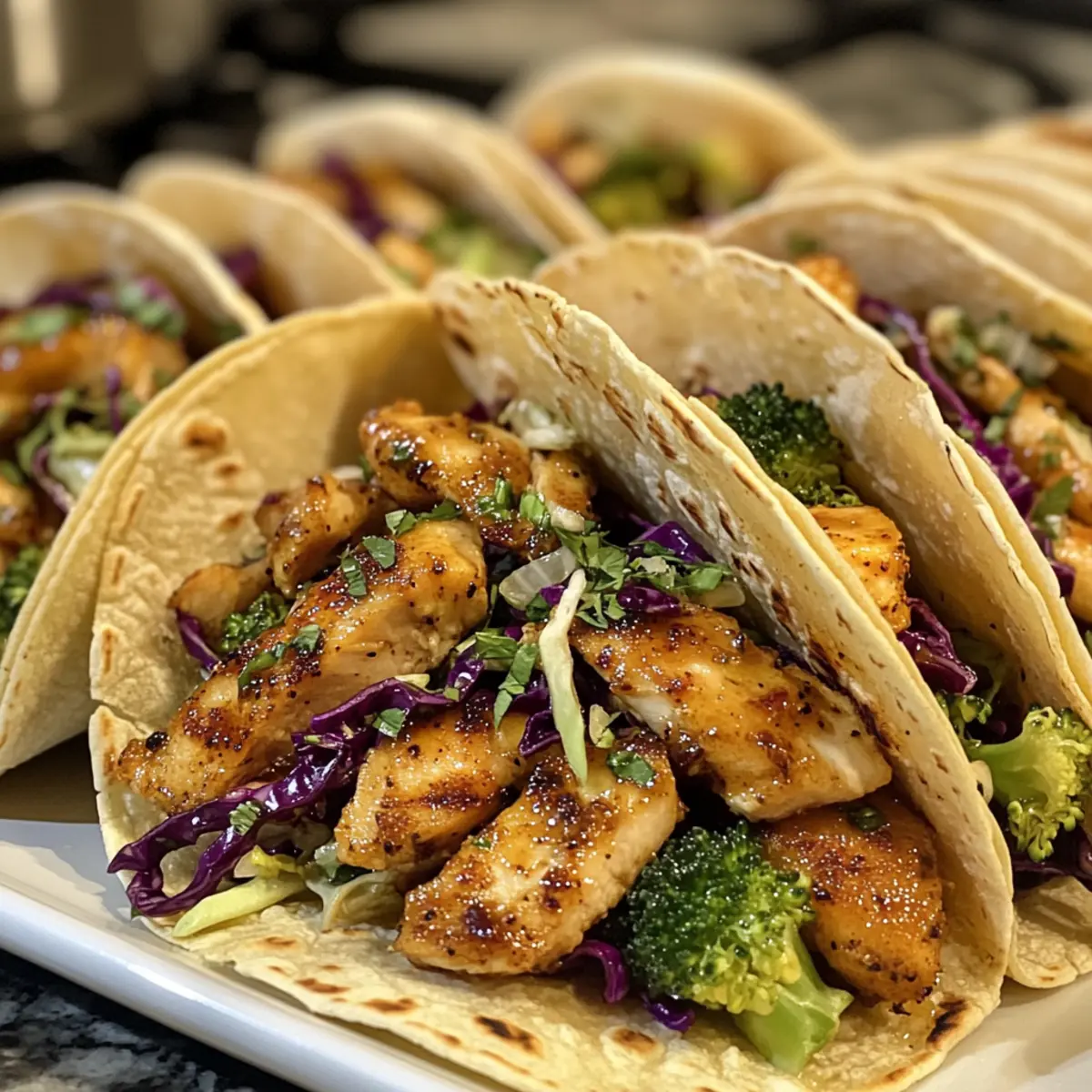 Savory Honey Mustard Chicken Tacos That Kids Will Love