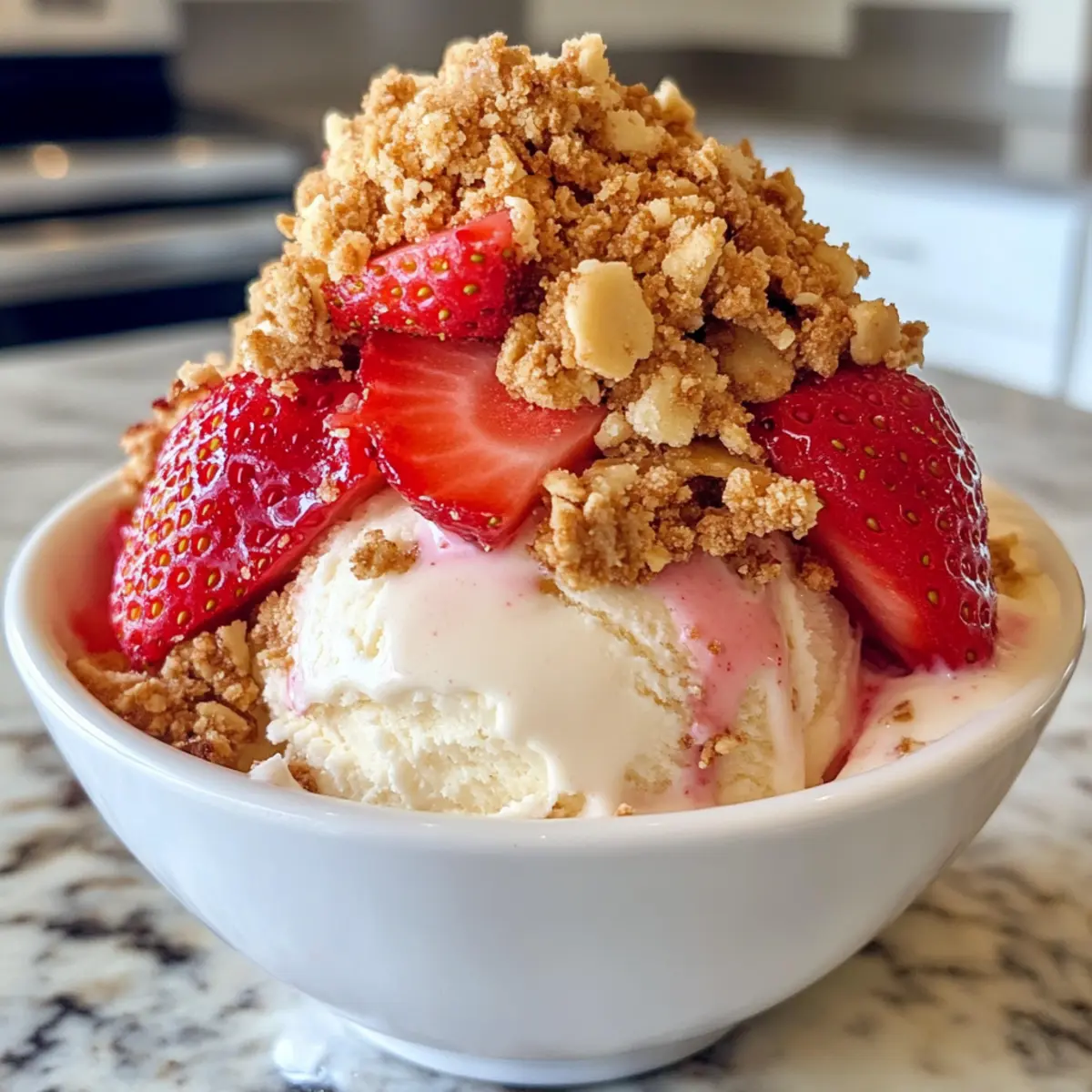 Delicious No Bake Strawberry Crunch Topping for Easy Treats
