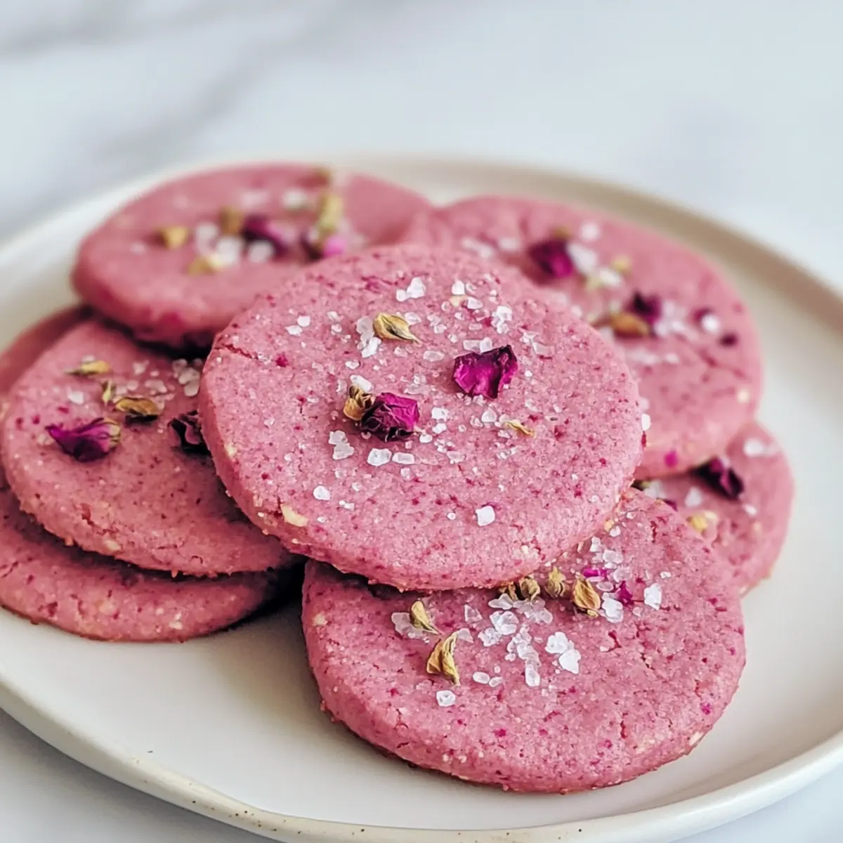 Delicious Rose & Beet Pink Cookies for a Guilt-Free Treat