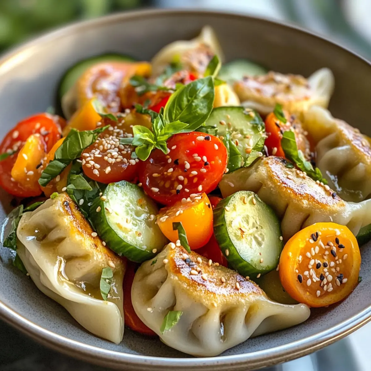Savory Potsticker Salad: A Fresh Twist on Dumplings