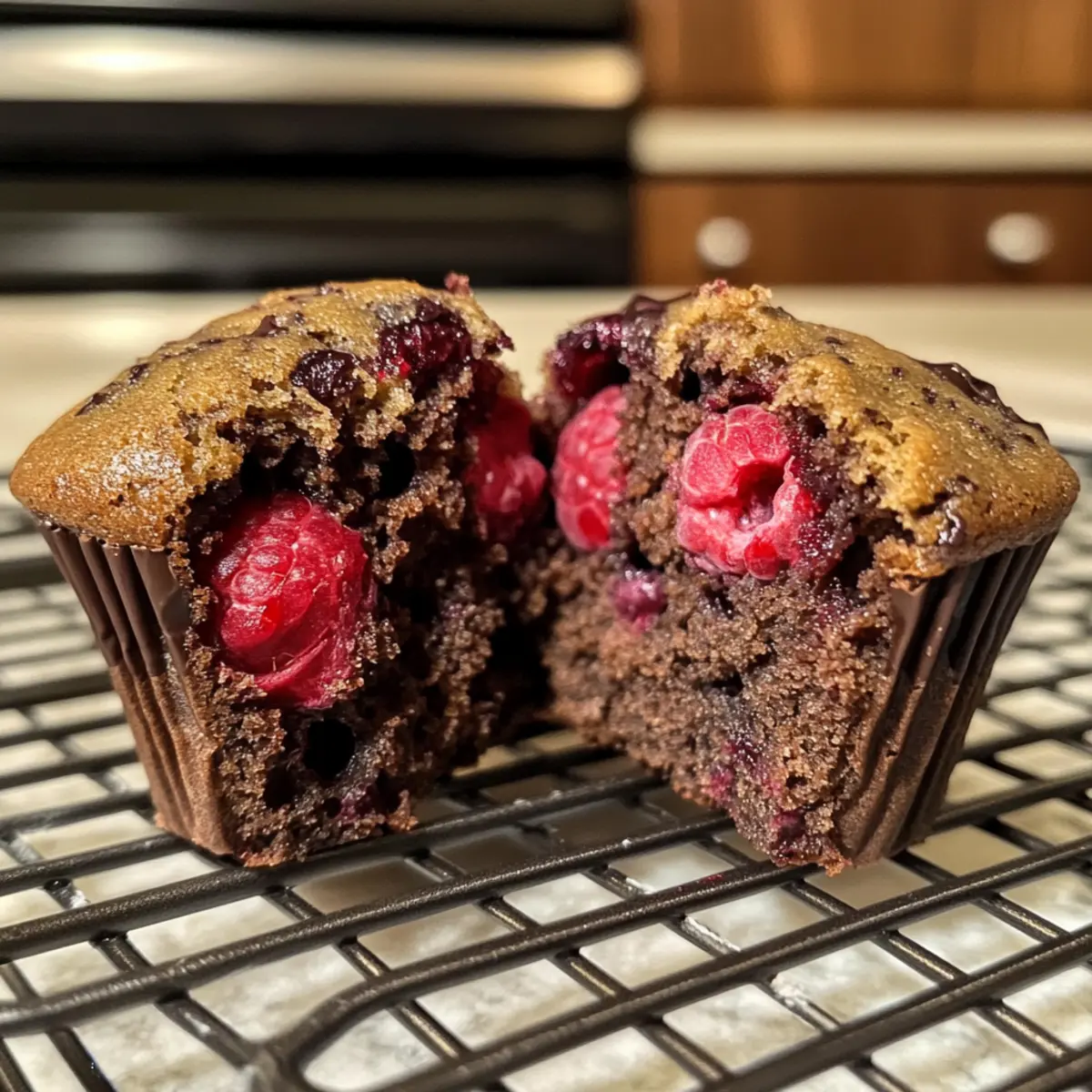 Irresistibly Fluffy Dark Chocolate Raspberry Muffins Everyone Loves