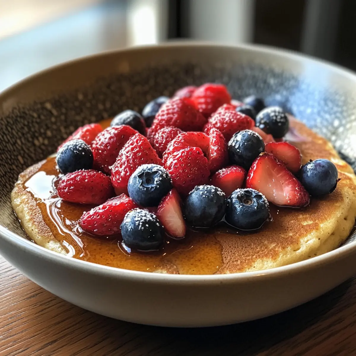 Protein Pancake Bowl: Fluffy, Guilt-Free Breakfast Bliss