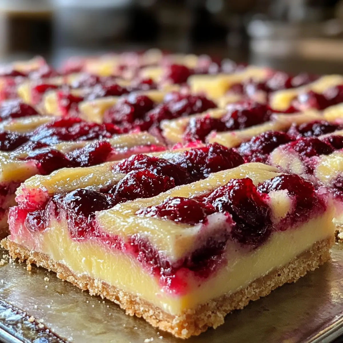 Tangy Cranberry Lemon Bars That Will Brighten Your Holidays