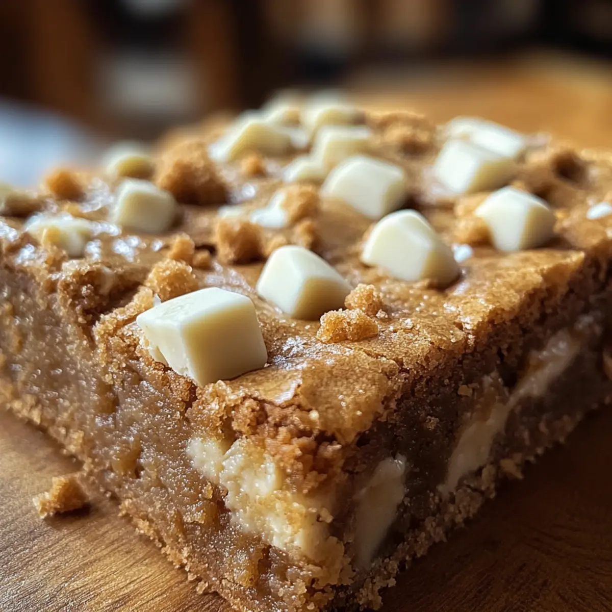 Chewy Biscoff Blondies That Bring Cozy Vibes to Dessert