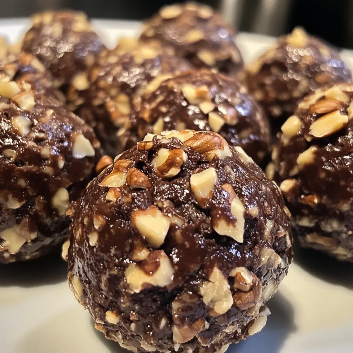 Chocolate Brownie Date Balls