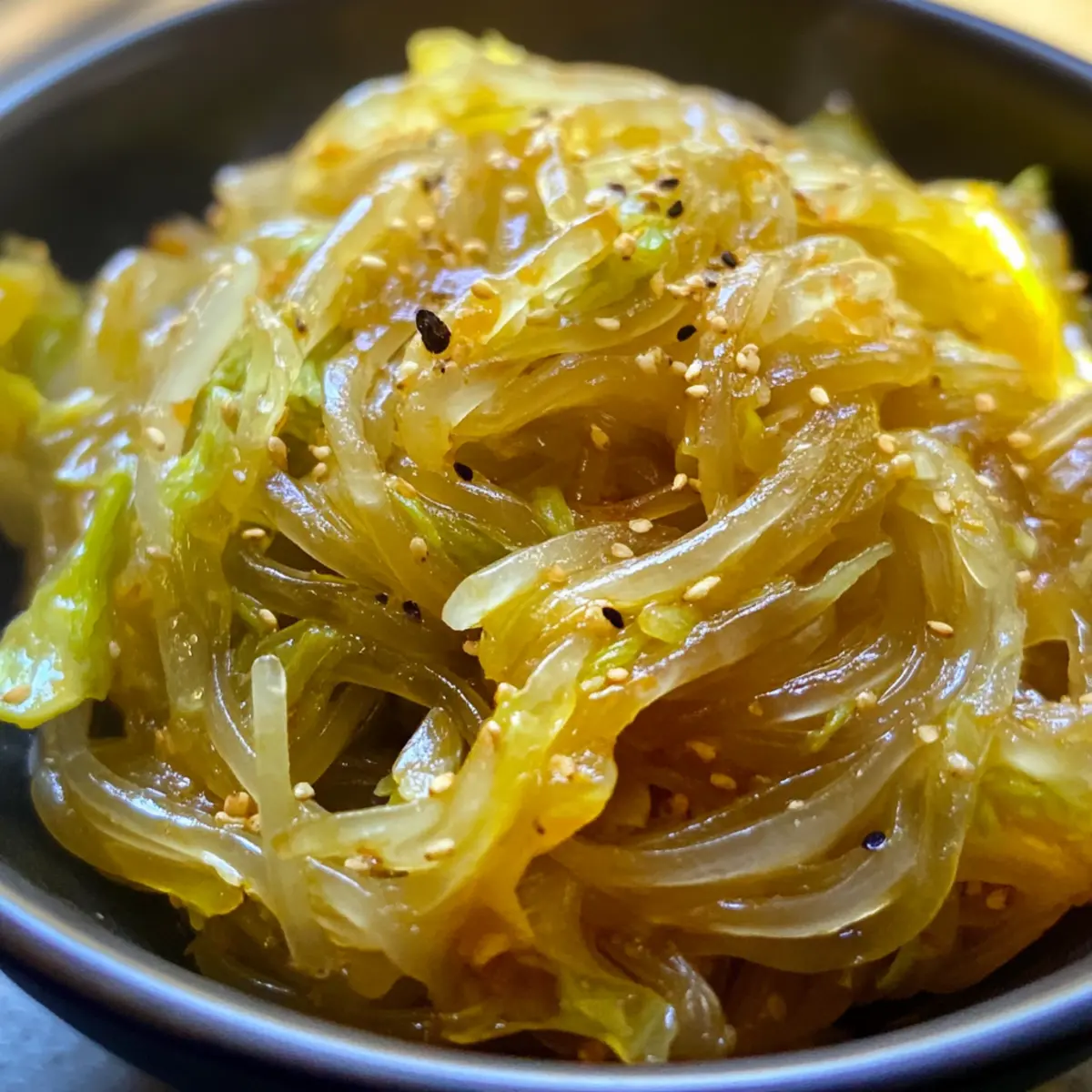 Cabbage Glass Noodles Stir Fry for Quick, Scrumptious Comfort