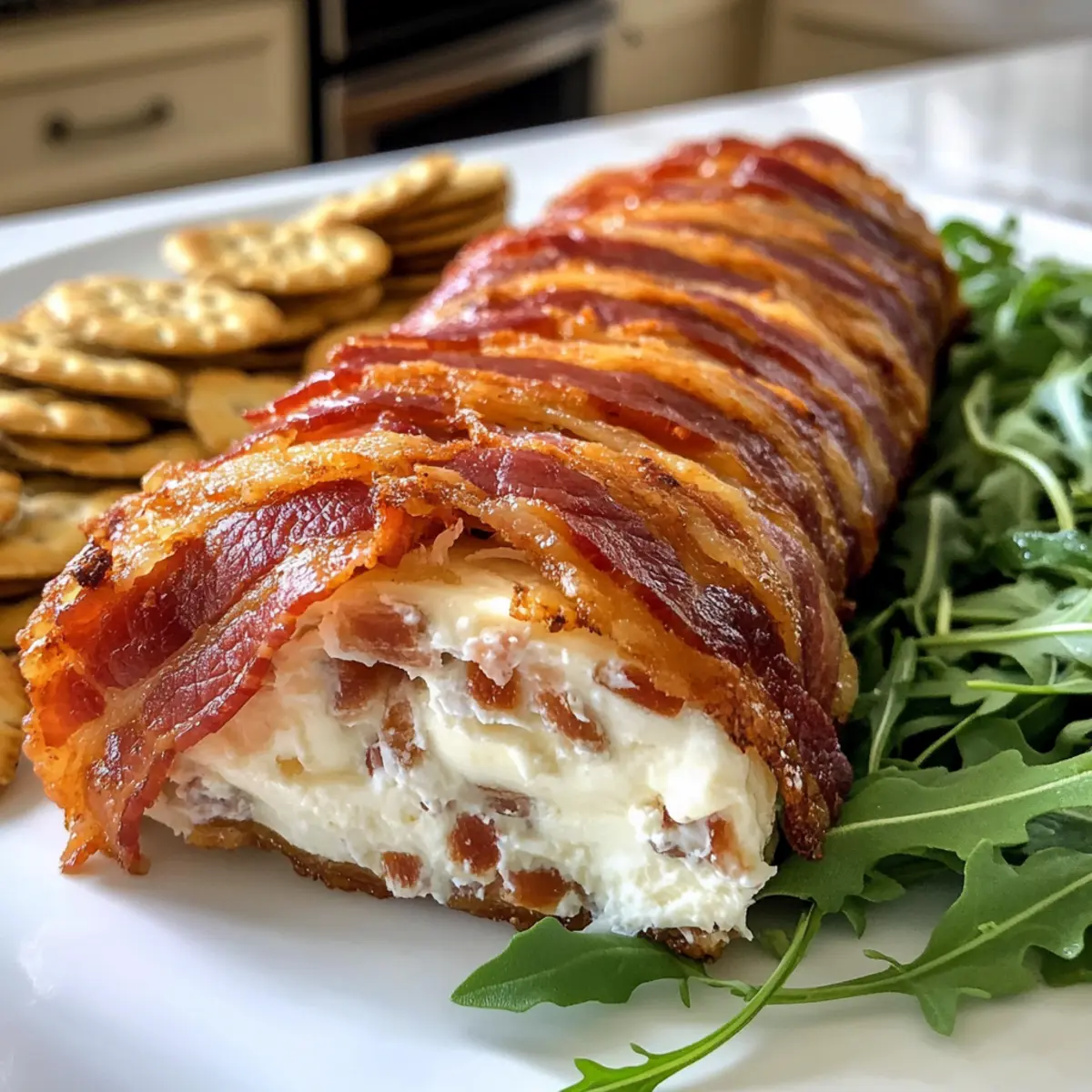 Irresistible Million Dollar Bacon Goat Cheese Appetizer Log
