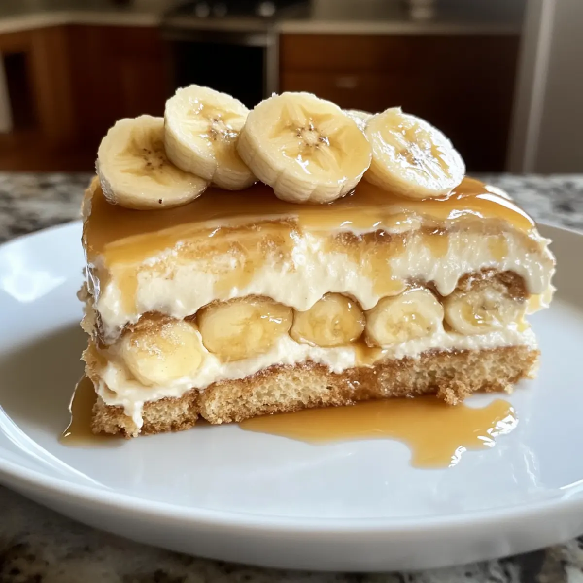 Irresistible Banana Pudding Tiramisu with Caramel Bliss