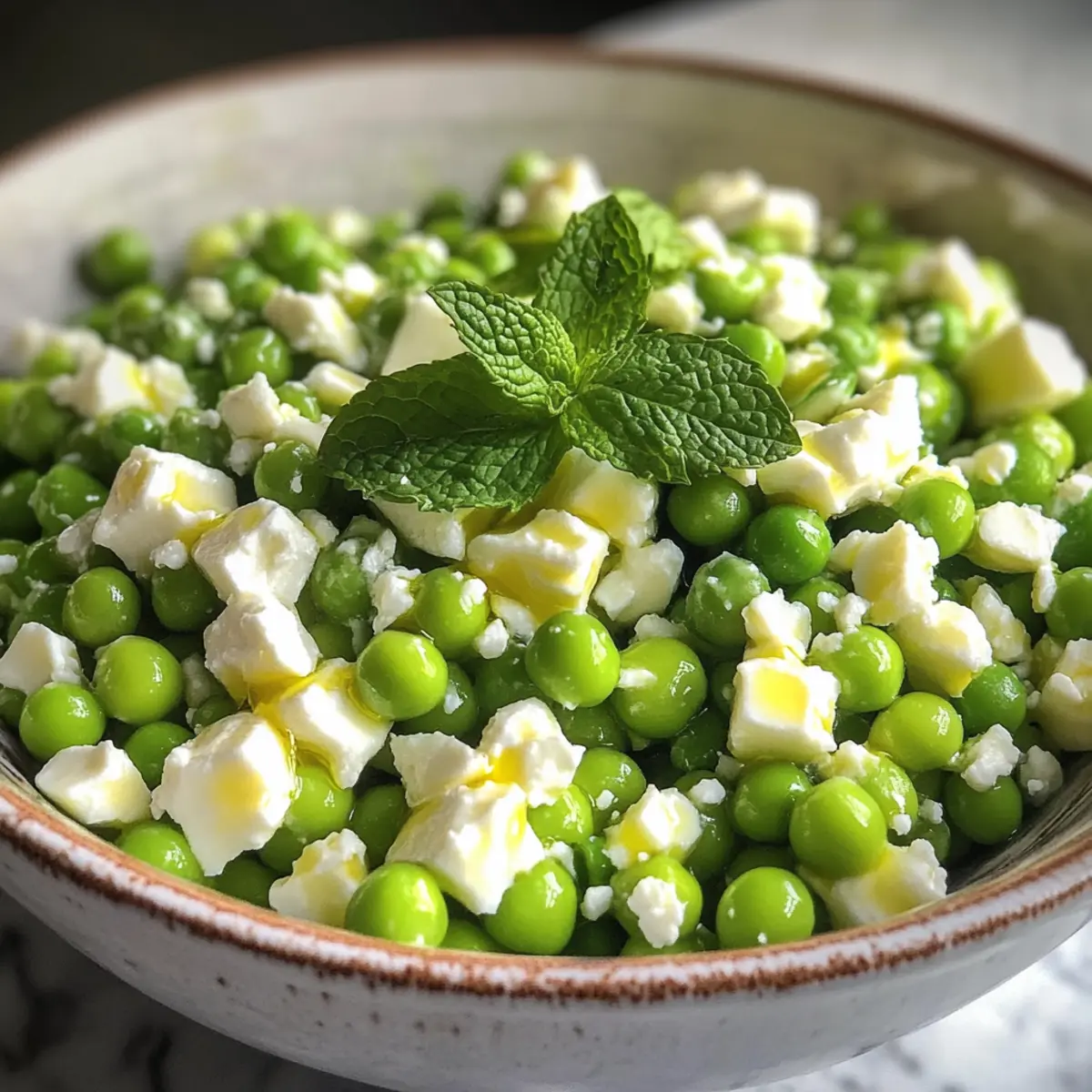 Zesty Pea Mint and Feta Salad for a Bright Summer Bite